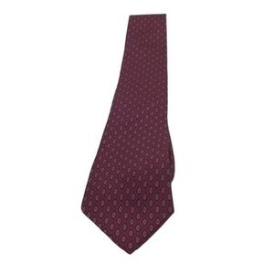 OLEG CASSINI red vintage silk tie